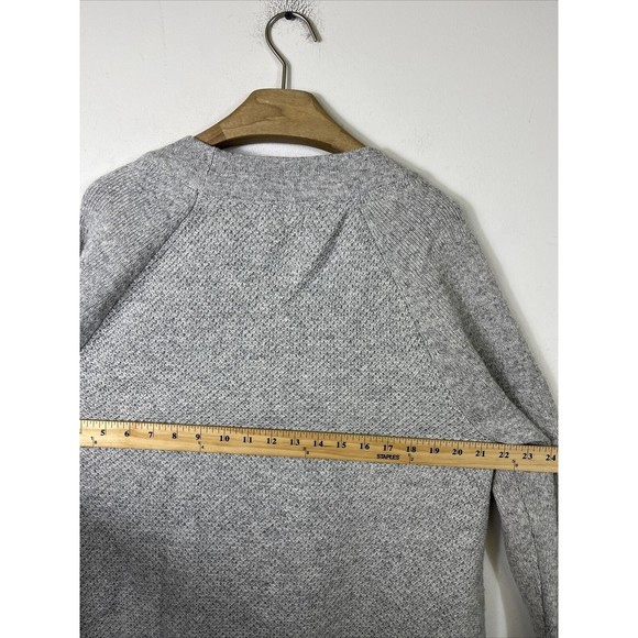 Old Navy Maternity Sweater Waffle Knit NWT $36 Wool Blend Gray Size XL - Picture 6 of 7